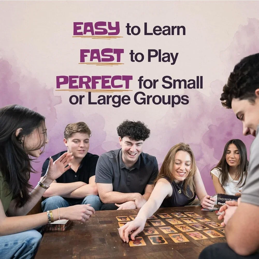 NEW Superficial Adult Party Card Game Board Game Guess Who The Skin-Deep Game fo